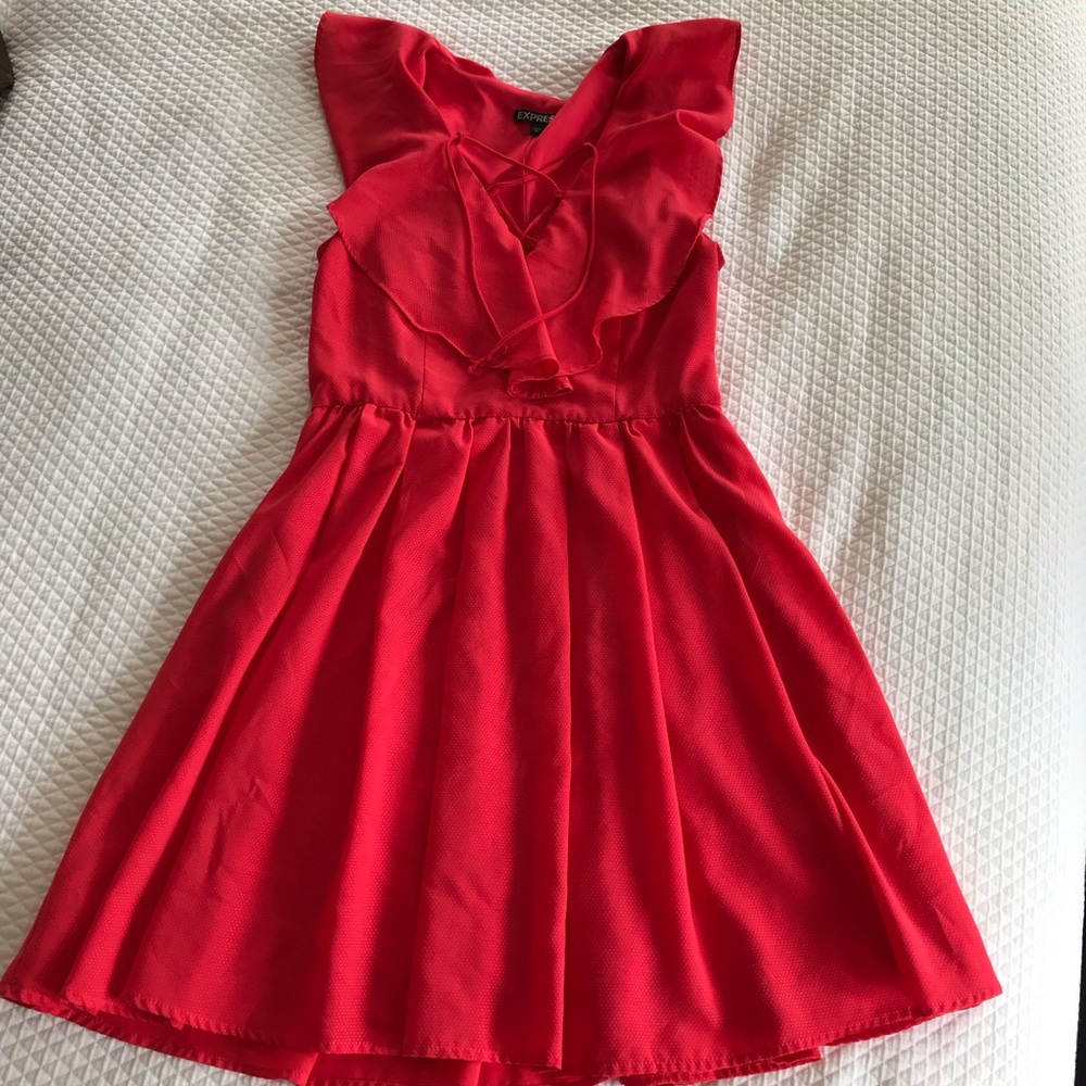 Express Peach Colored Dress